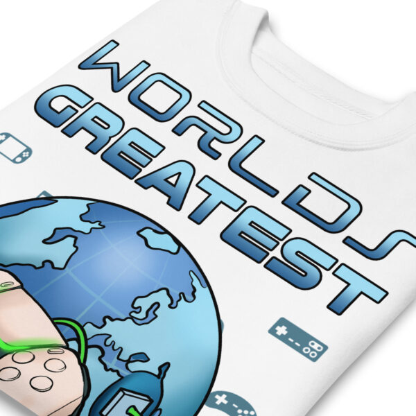 Elevate Your Game: 'World's Greatest Gamer' Premium Sweatshirt - Image 3