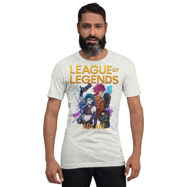 Tales of Valor Unisex Tee: League of Legends Arcane - Image 18