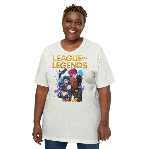 Tales of Valor Unisex Tee: League of Legends Arcane - Image 19