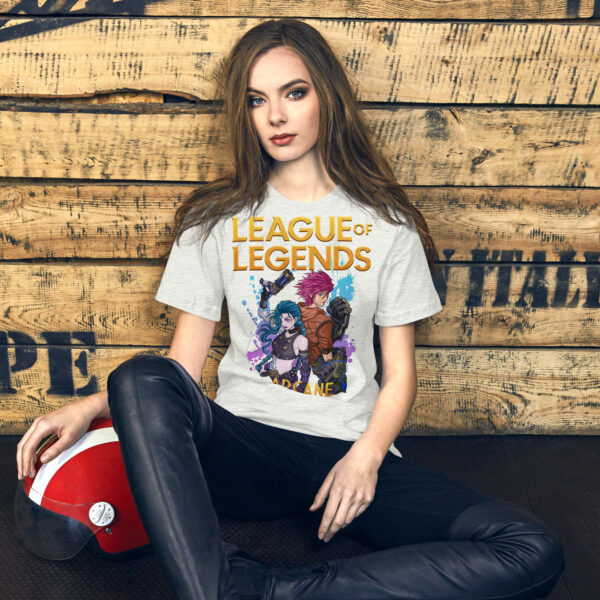 Tales of Valor Unisex Tee: League of Legends Arcane - Image 20