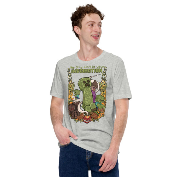 Builder's Dream Unisex Tee: Minecraft Imagination - Image 14