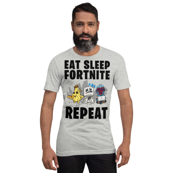 Victory Royale Routine Unisex Tee: Fortnite Cycle - Image 20