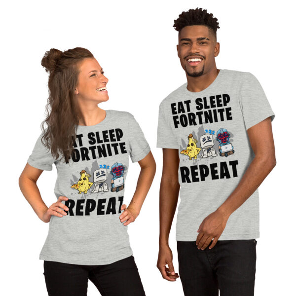 Victory Royale Routine Unisex Tee: Fortnite Cycle - Image 22