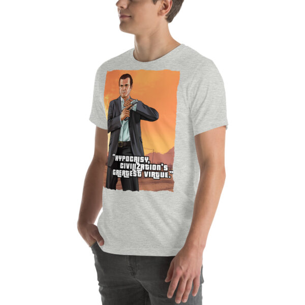 Expose Civilization's Virtue with the 'GTA Hypocrisy' Tee - Image 29