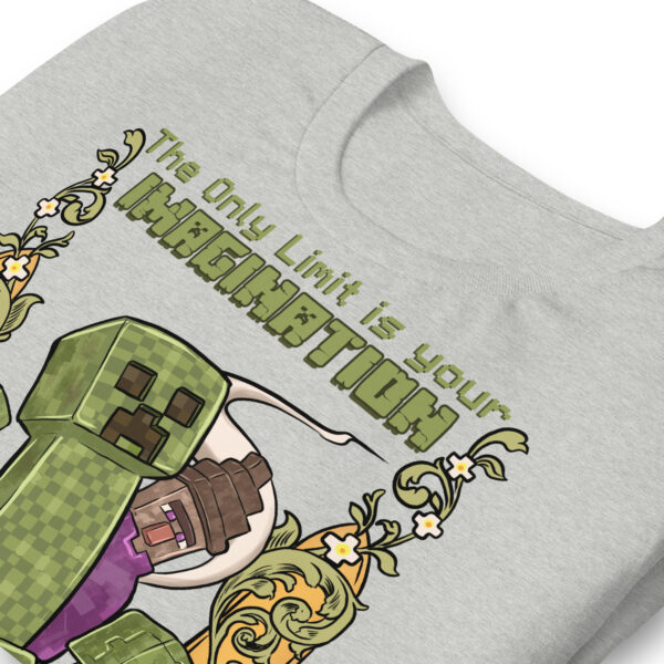 Builder's Dream Unisex Tee: Minecraft Imagination - Image 13