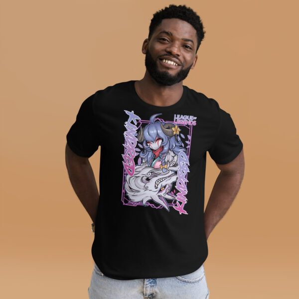 Ethereal Hunter Unisex Tee: League of Legends Kindred - Image 12