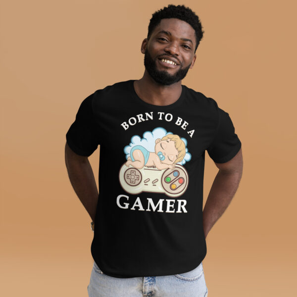 Destined for the Game: 'Born to Be a Gamer' Unisex T-Shirt! - Image 7