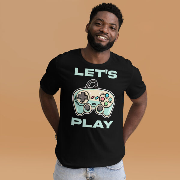 Game in Ultimate Comfort: 'Let's Play' Unisex T-Shirt! - Image 10