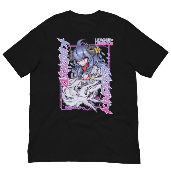 Ethereal Hunter Unisex Tee: League of Legends Kindred - Image 11