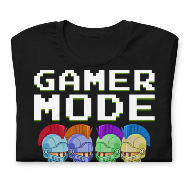 Power Up Your Wardrobe with the 'Gamer Mode On' Black Tee! - Image 3