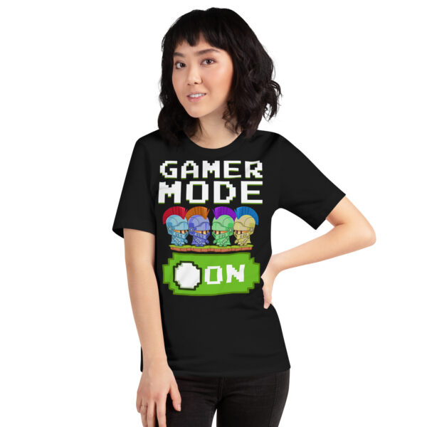 Power Up Your Wardrobe with the 'Gamer Mode On' Black Tee! - Image 11