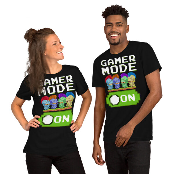 Power Up Your Wardrobe with the 'Gamer Mode On' Black Tee! - Image 12