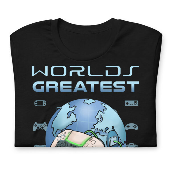 Claim Your Throne: The 'World's Greatest Gamer' Unisex Tee - Image 10