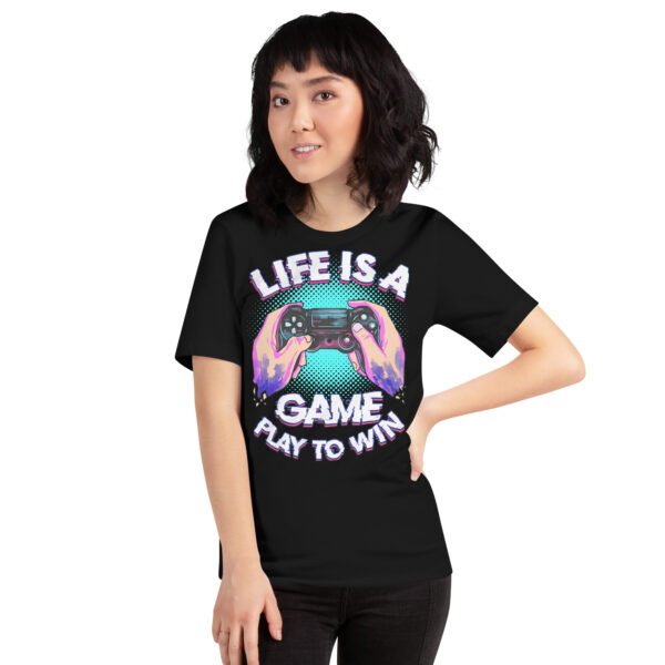 Embrace the Gamer's Creed: 'Life Is A Game - Play To Win' Tee - Image 12