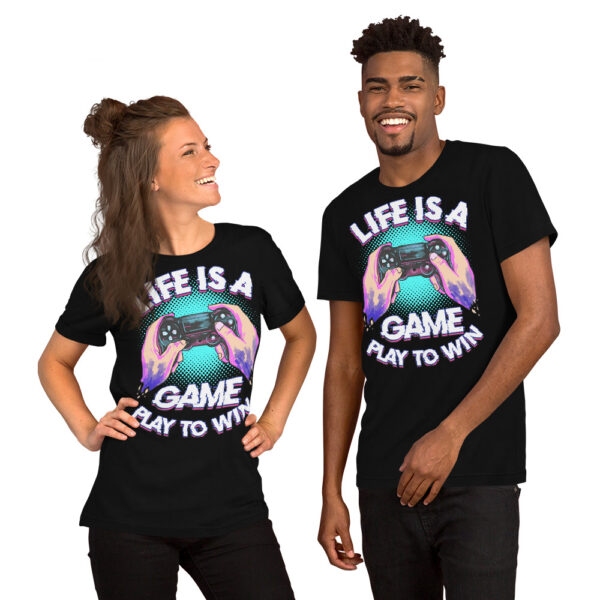 Embrace the Gamer's Creed: 'Life Is A Game - Play To Win' Tee - Image 14