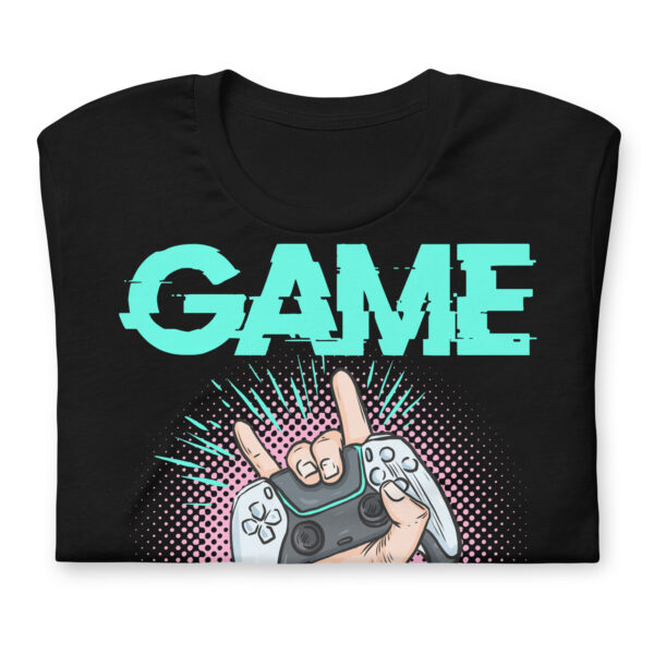 Rock Your Gamer Vibe with the 'Game & Roll' Unisex Tee! - Image 7