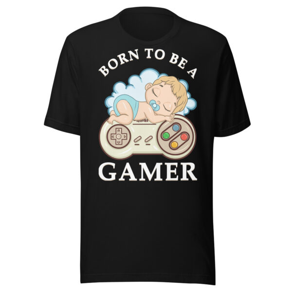 Destined for the Game: 'Born to Be a Gamer' Unisex T-Shirt!