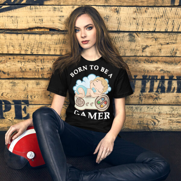 Destined for the Game: 'Born to Be a Gamer' Unisex T-Shirt! - Image 14