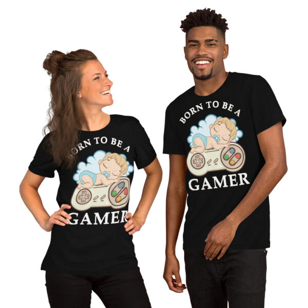 Destined for the Game: 'Born to Be a Gamer' Unisex T-Shirt! - Image 15