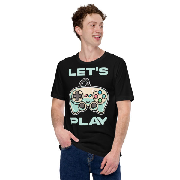 Game in Ultimate Comfort: 'Let's Play' Unisex T-Shirt! - Image 5