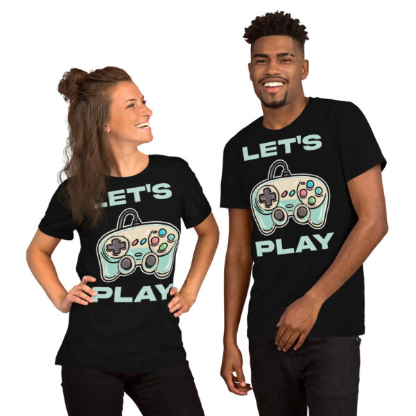 Game in Ultimate Comfort: 'Let's Play' Unisex T-Shirt! - Image 20