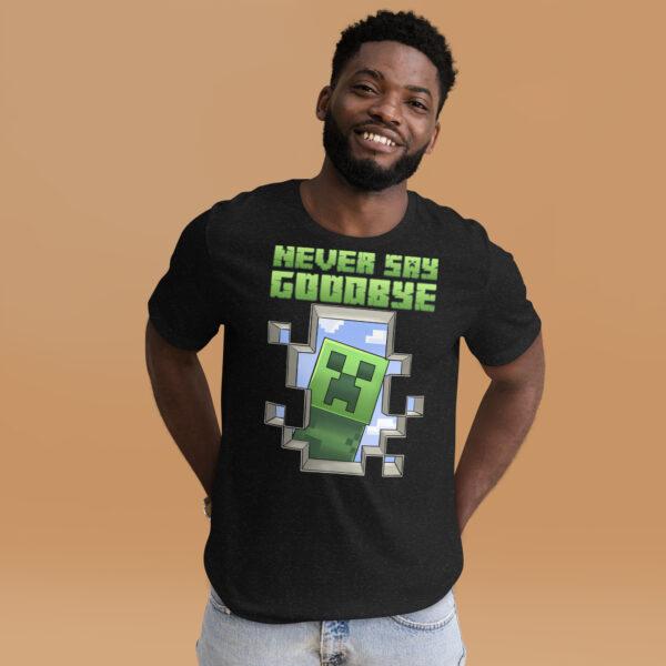 Block-Building Legacy Tee: Minecraft Never Say Goodbye Unisex T-Shirt - Image 16