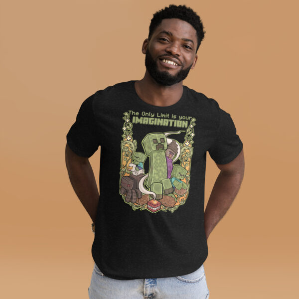 Crafter's Canvas Unisex Tee: Minecraft Imagination - Image 6