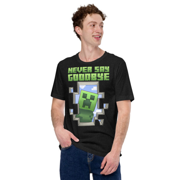 Block-Building Legacy Tee: Minecraft Never Say Goodbye Unisex T-Shirt - Image 5