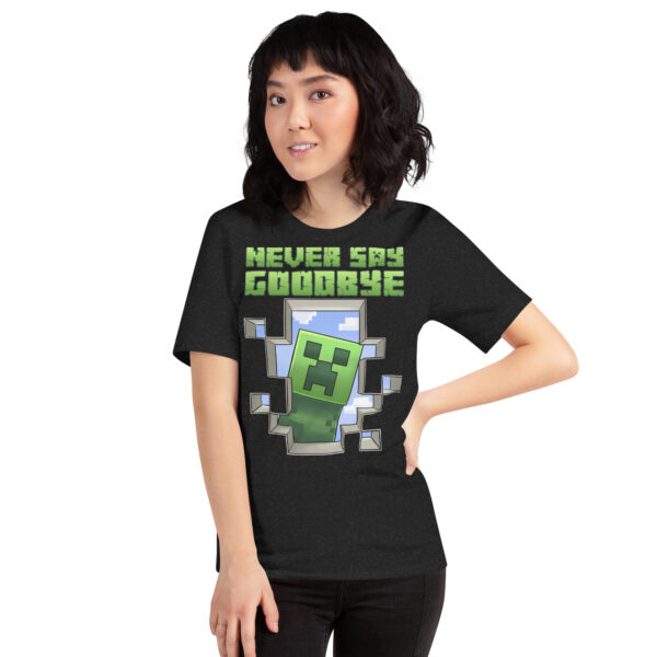 Block-Building Legacy Tee: Minecraft Never Say Goodbye Unisex T-Shirt - Image 8