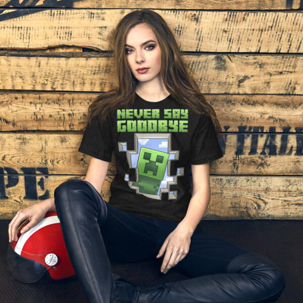 Block-Building Legacy Tee: Minecraft Never Say Goodbye Unisex T-Shirt - Image 9