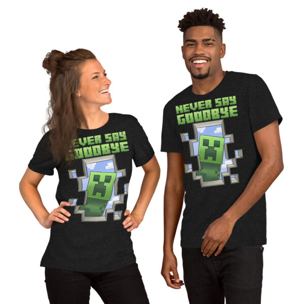 Block-Building Legacy Tee: Minecraft Never Say Goodbye Unisex T-Shirt - Image 11