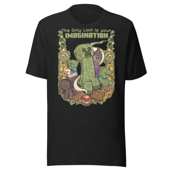 Crafter's Canvas Unisex Tee: Minecraft Imagination - Image 10