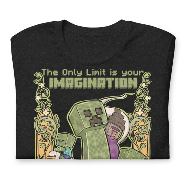 Crafter's Canvas Unisex Tee: Minecraft Imagination - Image 12