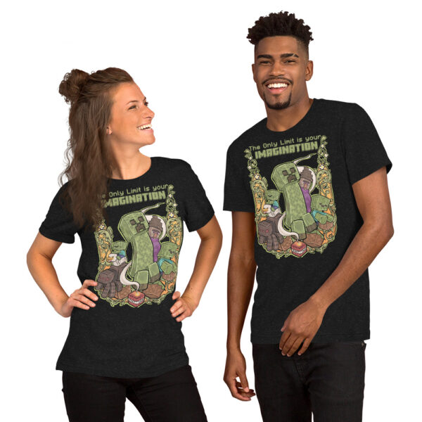 Crafter's Canvas Unisex Tee: Minecraft Imagination - Image 20