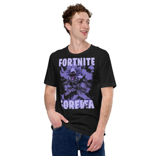 Eternal Battle Unisex Tee: Fortnite's Raven - Image 5