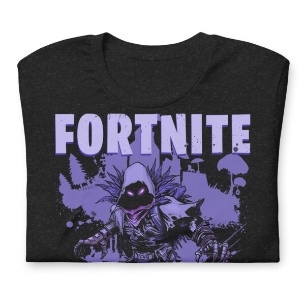 Eternal Battle Unisex Tee: Fortnite's Raven - Image 8