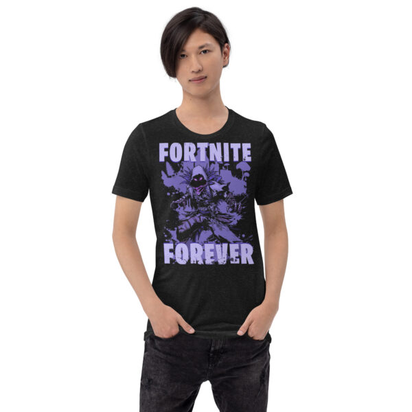 Eternal Battle Unisex Tee: Fortnite's Raven - Image 11