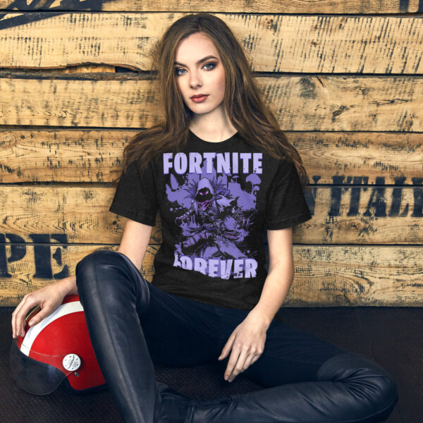 Eternal Battle Unisex Tee: Fortnite's Raven - Image 15