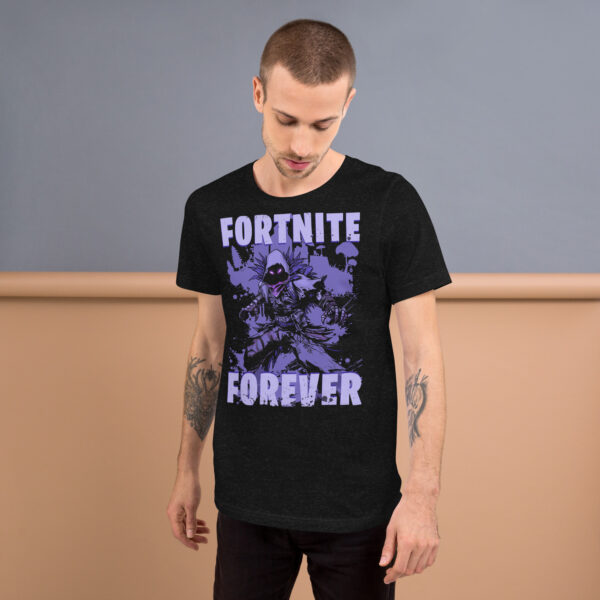 Eternal Battle Unisex Tee: Fortnite's Raven - Image 16