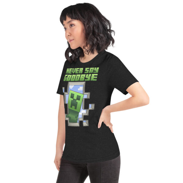 Block-Building Legacy Tee: Minecraft Never Say Goodbye Unisex T-Shirt - Image 7