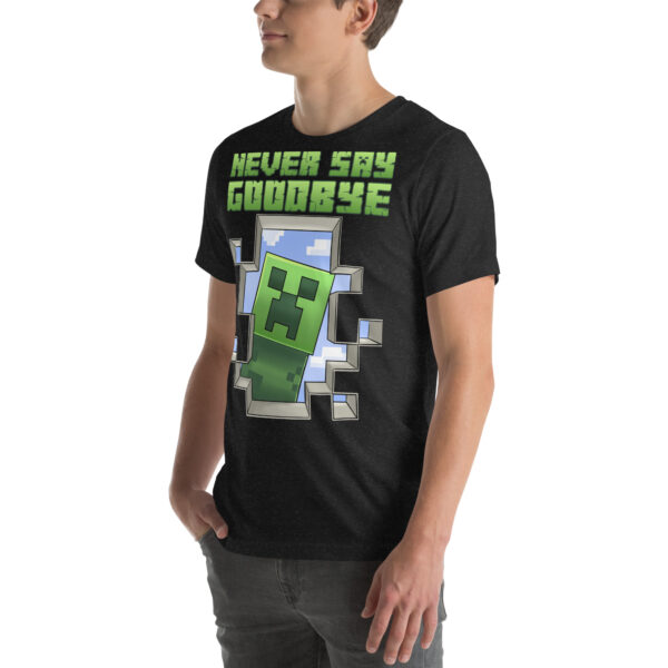 Block-Building Legacy Tee: Minecraft Never Say Goodbye Unisex T-Shirt - Image 12