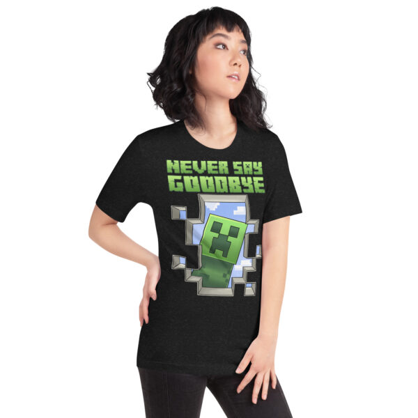 Block-Building Legacy Tee: Minecraft Never Say Goodbye Unisex T-Shirt - Image 6