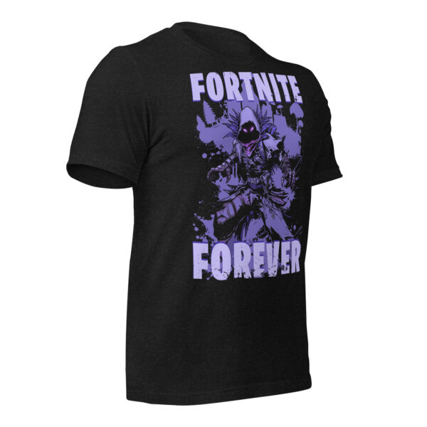 Eternal Battle Unisex Tee: Fortnite's Raven - Image 10