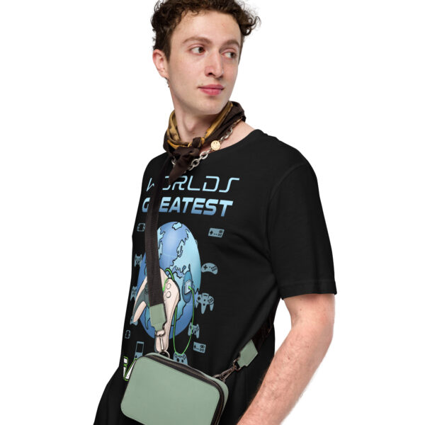 Claim Your Throne: The 'World's Greatest Gamer' Unisex Tee - Image 2