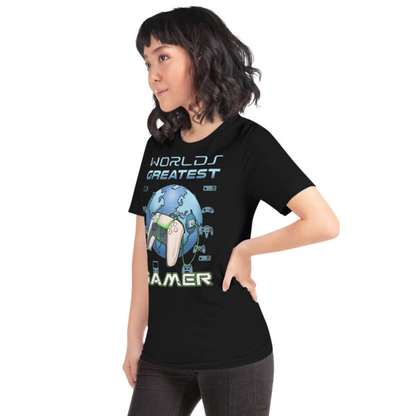 Claim Your Throne: The 'World's Greatest Gamer' Unisex Tee - Image 12