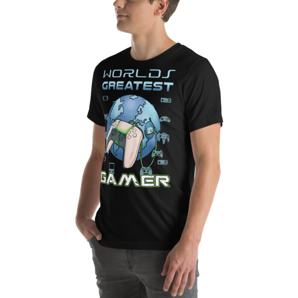 Claim Your Throne: The 'World's Greatest Gamer' Unisex Tee - Image 20