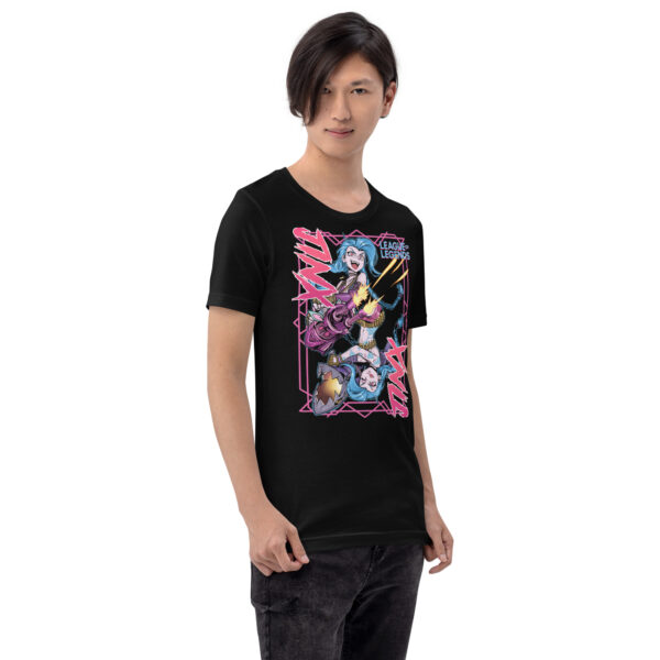 Chaos Reigns Unisex Tee: League of Legends Jinx - Image 20