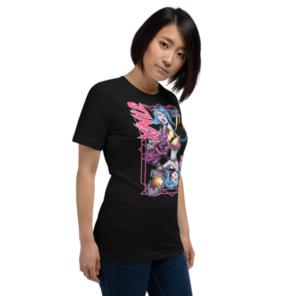 Chaos Reigns Unisex Tee: League of Legends Jinx - Image 21