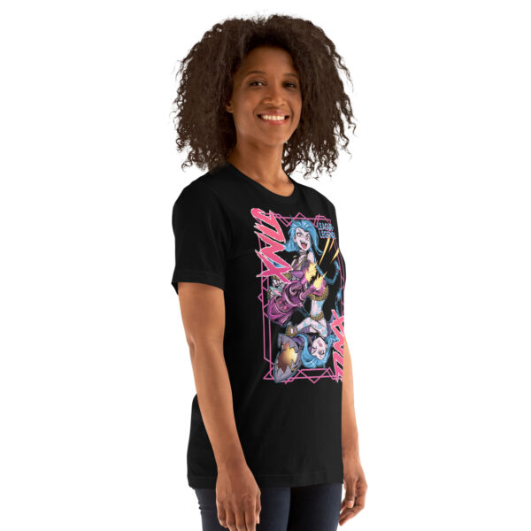 Chaos Reigns Unisex Tee: League of Legends Jinx - Image 22