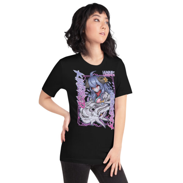 Ethereal Hunter Unisex Tee: League of Legends Kindred - Image 3